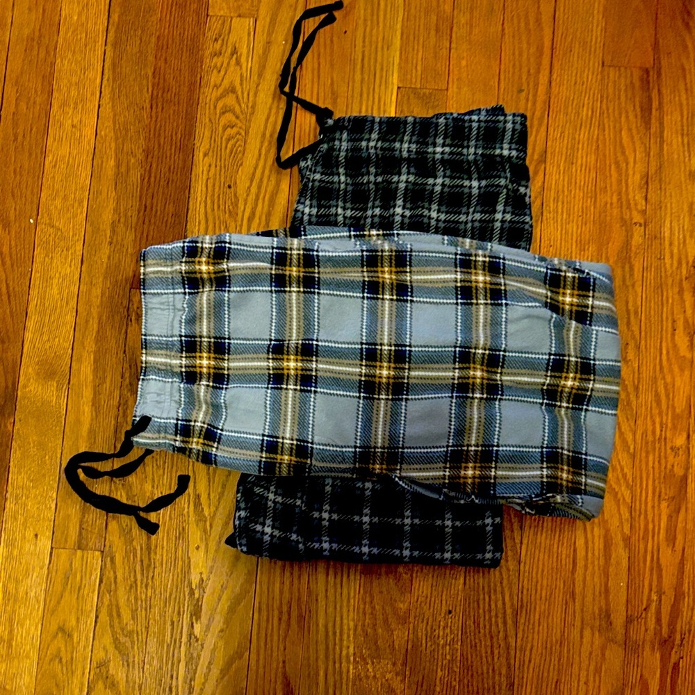 Sonoma Blue and Black Plaid Sweatpants